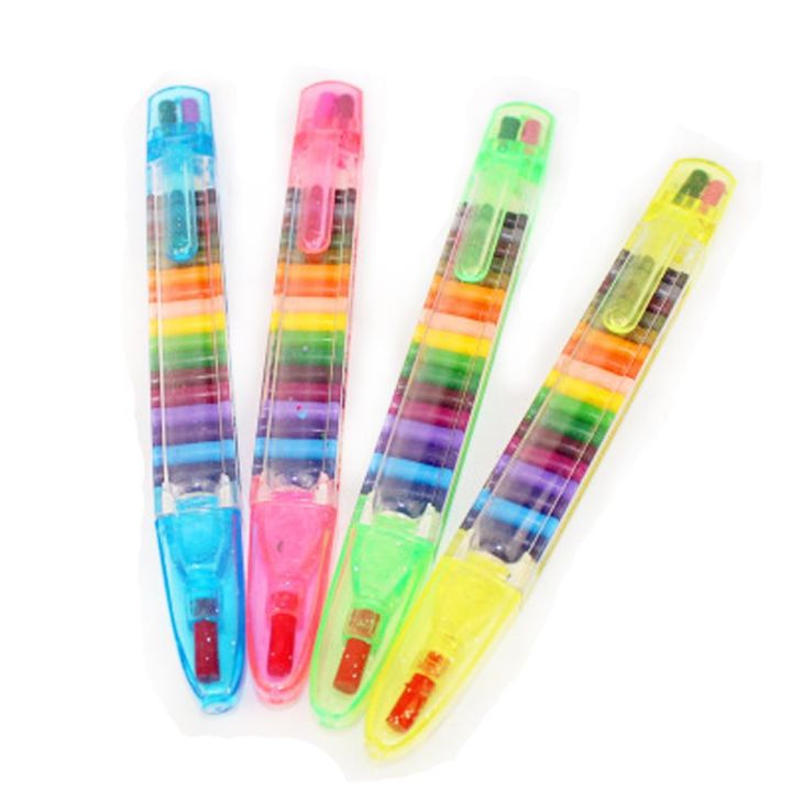 AI XI 20 Colors/set Colorful Creative Oil Pastels Pen Drawing Crayon ...