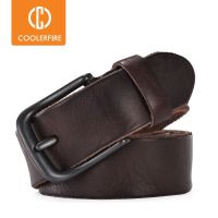 ℡☜✤  Rugged full grain leather belt man casual vintage belts men genuine vegetable tanned cowhide strap male girdle TM007