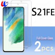 2 Tấm Kính Cường Lực Cho Samsung S21 FE Tấm Bảo Vệ Màn Hình Cho Galaxy S21