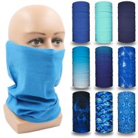 【CC】✑✕✕  Neck Gaiter for Men Dustproof Quickdry Face Shield Tube HeadScarf Hiking Cycling Fishing Multifunctional Bandana