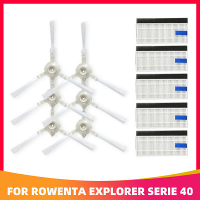 สำหรับ Tefal Rowenta Explorer X-Plorer 20 40 50 Serie แปรงด้านข้างกรองอะไหล่สมาร์ทกองทัพเครื่องดูดฝุ่นหุ่นยนต์
