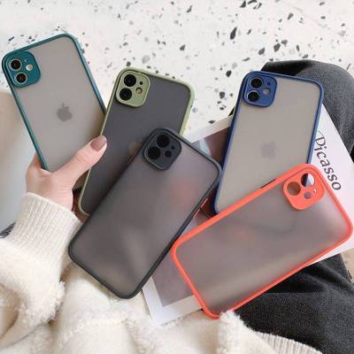 เคสTPU ขอบสีหลังขุ่น Realme รุ่น RealmeC21y RealmeC25y Realme8/5G Realme9i Narzo50i RealmeC35 RealmeC30 RealmeC30s Narzo50Aprime