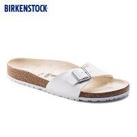 swshoe รองเท้าแตะลำลอง รองเท้าแตะใส่สบาย Birkenstock-Madr White  35,36 รองเท้าแตะผู้หญิง