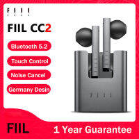 FIIL CC 2จริงไร้สายบลูทูธ5.2หูฟัง ENC เสียงยกเลิกกีฬา TWS Gaming Headset หูฟังที่มี32H ขยายเล่น