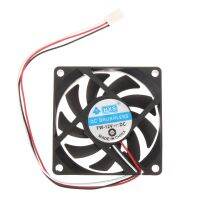 เคสคอมพิวเตอร์แบบพกพาคูลเลอร์12V 7Cm 70Mm PC CPU Cooling Cooler Fan