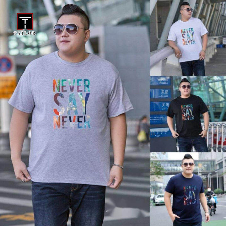 tailor-พร้อมส่ง-m-4xl-เสื้อยืดคนอ้วนเสื้อยืดไซส์ใหญ่เสื้อยืดคอกลมแฟชั่นผู้ชายเสื้อยืดoversize