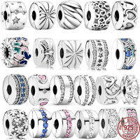 ใหม่ Band Of Hearts &amp; Pavé Starfish Shell คลิป Charm 925 เงินสเตอร์ลิงลูกปัด Fit Pandora สร้อยข้อมือ DIY เครื่องประดับของขวัญ-Souyine