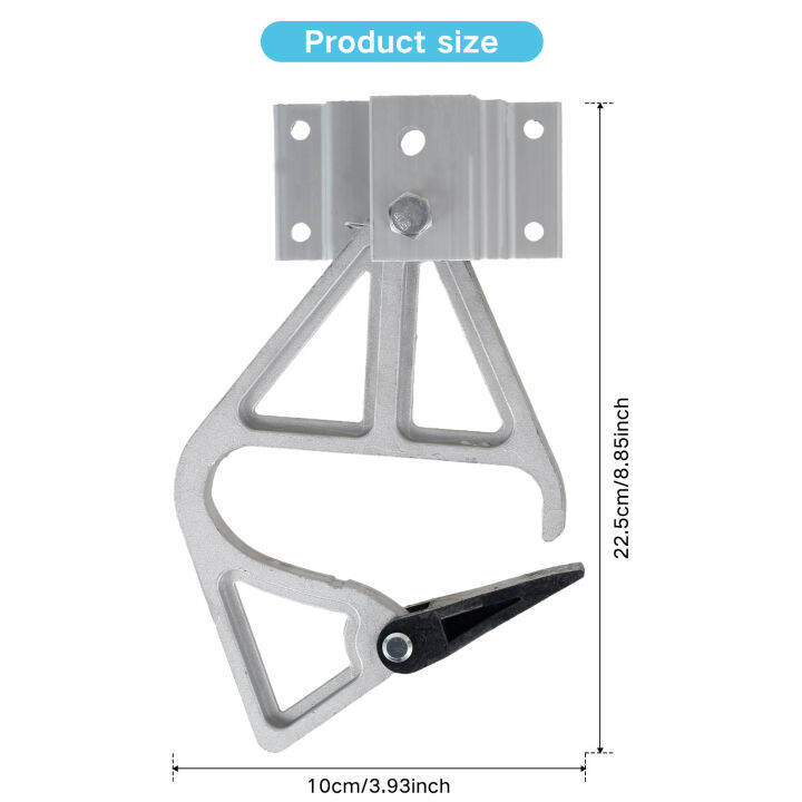 GUFUZI Extension Ladder Locks 2Pcs Extension Ladder Locks Aluminum Alloy Rung Ladder Lock Kit