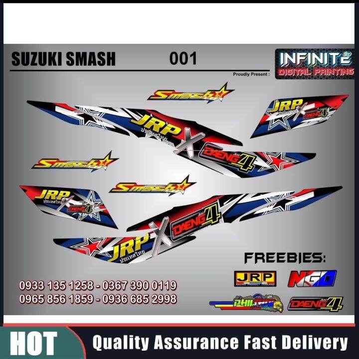 SMASH 115 (JRP X DAENG DECALS ) WITH FREEBIES | Lazada PH