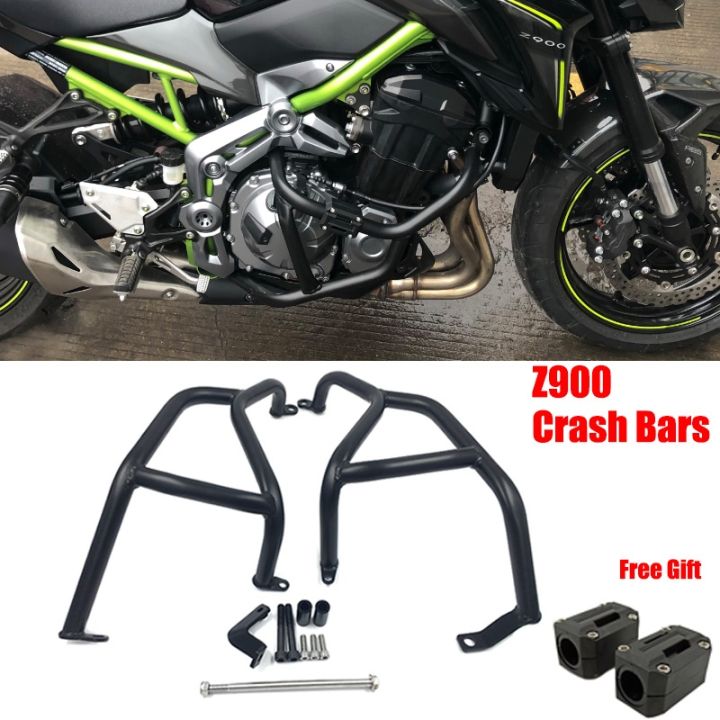 สำหรับ-kawasaki-z900-z-900-2017-2018-2019กันชนรถมอเตอร์ไซด์ที่กันชนรถวิบากตัวป้องกันกรอบกรง