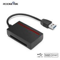 Rocketek CFast 2.0 Reader USB 3.0 to SATA Adapter CFast 2.0 Card and 2.5 HDD Hard Drive/Read Write SSD CF Card Simultaneously