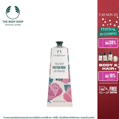 THE BODY SHOP BRITISH ROSE HAND CREAM 100ML เดอะ บอดี้ ช็อป บริทิช โรส แฮนด์ บาล์ม 100 มล.