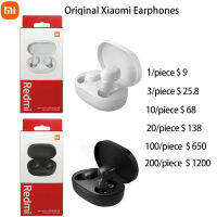 Original Xiaomi headset Redmi Airdots 2 white true wireless bluetooth headset Airdots 2 in-ear earbuds lot