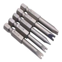 【cw】 U Shaped Bits Set 5pcs 1/4 Inch Shank Magnetic U5 Screwdriver Bit Drop Shipping 【hot】 !