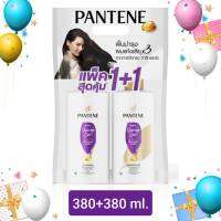 [แพ็คคู่สุดคุ้ม 1+1] PANTENE PRO-V แพนทีน โปร-วี ฟื้นบำรุงผมแห้งเสีย แชมพู โททอล แดเมจ แคร์ 380ml.+ครีมนวด โททอล แดเมจ แคร์ 380ml.