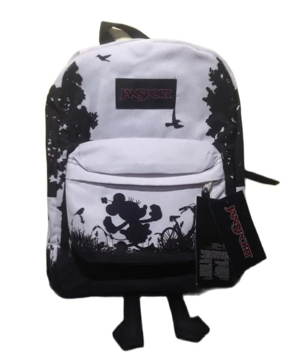 JanSport SB Backpack Minnie Mouse Black and White 4 Lazada PH