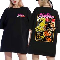 Hot Japanese Anime Jojo Bizarre Adventure Graphic T Manga Tshirt Streetwear