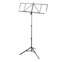 ที่วางโน๊ต แบบพับได้ และวางโน๊ตได้หลายแผ่น K&amp;M 10062-015-55 Music Stand w. Extractable header; Black นำเข้าจากเยอรมัน