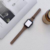 ๑ Excellent Wrist Strap For Apple Watch Soft Leather 38/42mm 40mm 44mm SE1 2 3 4 5 6 7 Lady Band for iwatch 41mm 45mm Slim Correa