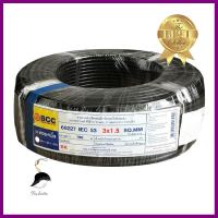 สายไฟ VCT IEC53 BCC 3x1.5ตร.มม. 100 ม. สีดำELECTRIC WIRE VCT IEC53 BCC 3X1.5SQ.MM 100M BLACK **มีบริการชำระเงินปลายทาง**