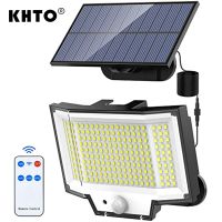 ❡♧ Solar Outdoor Light Motion Sensor Waterproof with 200 Bright LED 5M Cable Dusk to Dawn Lighting Security Lights for Porch Yard