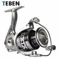 ZZOOI GTS 2000-6000 Series Fishing Reel 5.2:1 Gear Ratio Spinning Reel 7+1BB Original Rubber Handle Reels Fishing