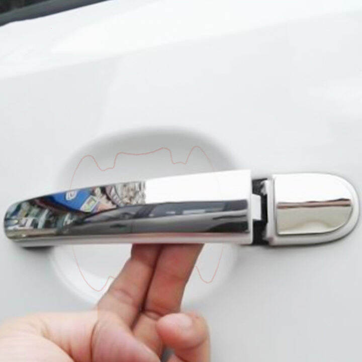 4-ชิ้น-car-door-bowl-ฟิล์มป้องกันโปร่งใสกาวป้องกันรอยขีดข่วน-tpu-อุปกรณ์เสริมภายนอก