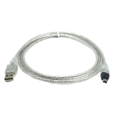 USB 2.0 to IEEE1394 Firewire 4pin data high-speed transmission data cable 1.5M extension cable for DV digital camera