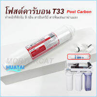 ฟสตไส้กรองแคปซูลคาร์บอน พีพี ถ่านกัมมันต์ Unipure FastPure Colandasโ Post Filter T-33 Inline แถมข้อต่อฟรี