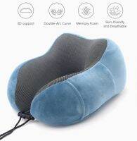 U Shaped Memory Foam Neck Pillows Soft Slow Rebound Space Travel Pillow Cervical Healthcare Bedding Drop Shopping