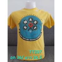 (TT207) เสื้อยืดคอกลมแขนสั้นมือสอง size s