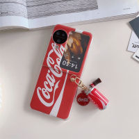 สำหรับออปโป้ไฟนด์ N3โทรศัพท์มือถือแบบพับเคสเคสฝาปิดแฟชั่นใหม่ทาสีโค้กเคลือบเงาสุดสร้างสรรค์