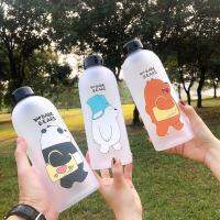 ขวดน้ำแพนด้า1000มล. Panda WE BARE BEARS Bottles Tumbler Frosted &amp; Clear Edition [Yococo]