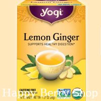 ชา YOGI ORGANIC HERBAL TEA ?⭐Lemon Ginger⭐? ชาโยคี ชาสมุนไพรออแกนิค ชาเพื่อสุขภาพ จากอเมริกา?? 1 กล่องมี 16 ซอง