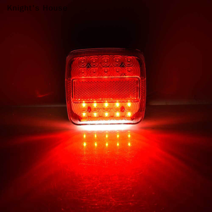 knights-house-รถบรรทุกพ่วง20led-ไฟท้ายเบรคหยุดไฟเลี้ยวไฟ-led-12v