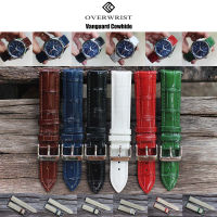 สายนาฬิกา สายหนังวัวปั๊มลายจระเข้ รุ่น Vanguard Cowhide 16,18,19,20,21,22mm