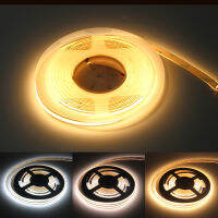 10 Meters CRI 90 DC24V 320 ChipsM Warm White Soft Tape COB LED Strip Lights