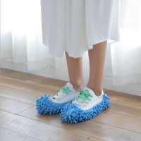 1Pc Mop Shoes Cover Floor Dust Cleaning Lazy รองเท้าแตะ ครัวเรือนเช็ด Mops Head