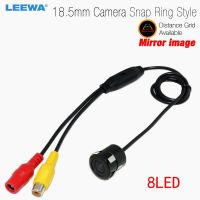 LEEWA Car 18.5mm Snap Ring Car Mirror Image RCA Camera Backup Reversing Car Camera CA2506