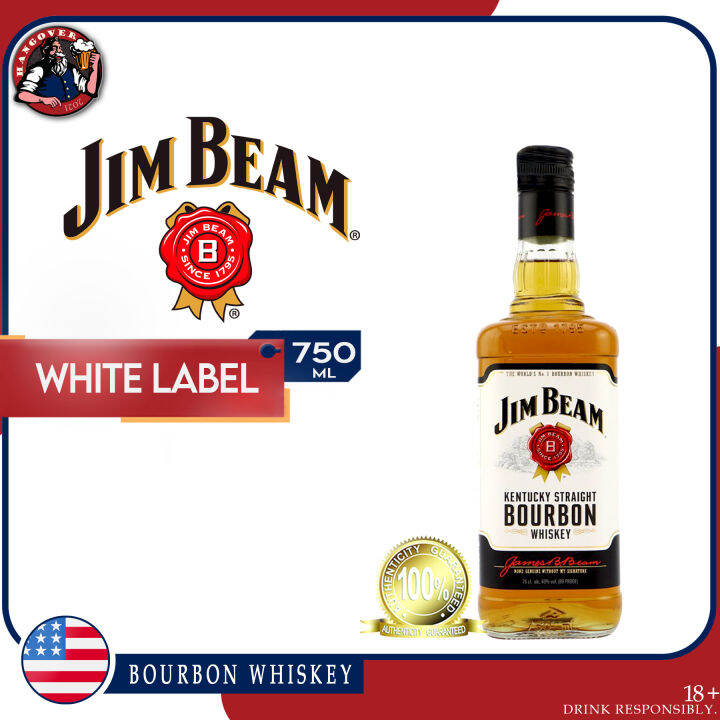 Jim Beam Original Kentucky Straight Bourbon Whisky 1L Lazada PH