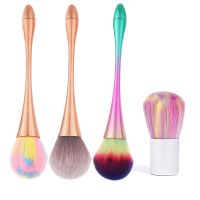 Colorful Nail Cleaning Brush Soft Mini Mushroom Cleaner For UV Gel Powder Clean Portable Tool Glitter Remover Manicure Brushes