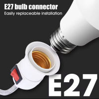 【เรือจากประเทศไทย/COD】ขั้วหลอดไฟเสียบปลั๊ก E27 ขั้วหลอดไฟสวิทช์ Socket Lamp Bulb Holder Light Socket With Switch EU US Plug Lamp Holder Energy Saving Lampada LED Table Lamp Led Base