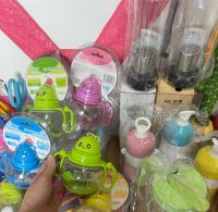 happy_toy พร้อมส่ง กระบอกน้ำ HuacHang กระบอกน้ำพกพา กระบอกน้ำพลาสติก กระบอกใส่น้ำดื่ม