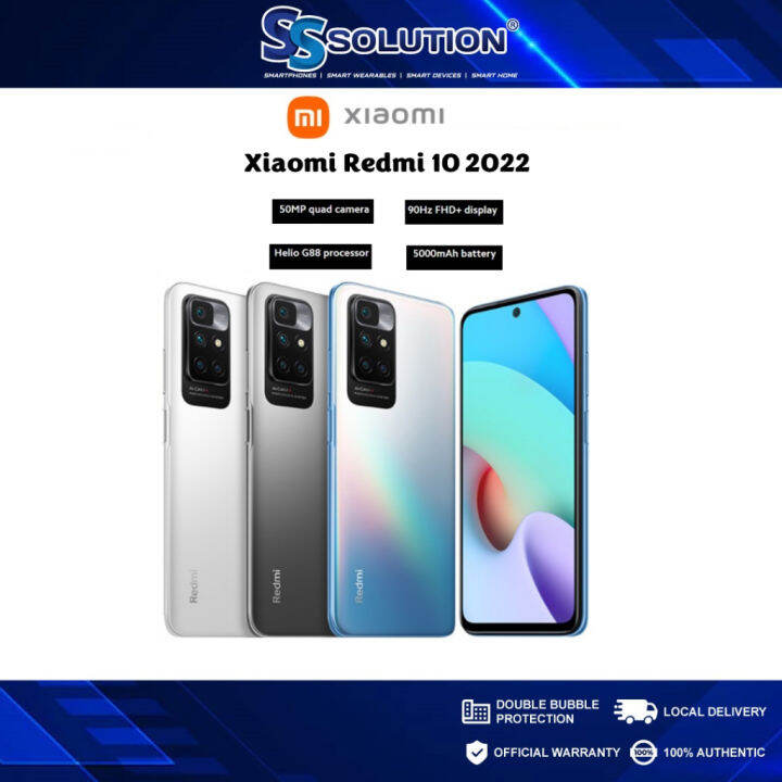 Xiaomi Redmi 10 2022 Smartphones 4gb Ram 64gb128gb Rom Lazada Ph