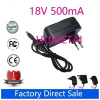 [Hot K] คุณภาพสูง18V 500mA 5.5Mm X 2.5Mm ปลั๊กพร้อมระบบ IC AC 100V-240V อะแดปเตอร์แปลง DC 18V 0.5A แหล่งจ่ายไฟ EU สหราชอาณาจักร