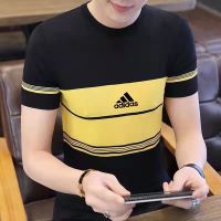 CODtuxiao 9Colors t shirt lelaki Mens tshirt Fashion Men short sleeves Korean Slim Fashion Comfortable Ready Stock