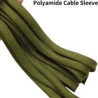 2M/10M Cable Sleeve 2mm - 60mm Tight Nylon Braided High Density Insulated Gland Protection Expandable Sheath Polyamide Wire Wrap