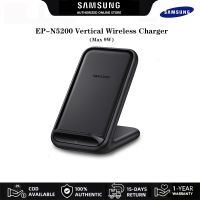 ❄ Samsung Vertical Wireless Charger Original EP-N5200 9W Qi Smart Adapter Base For Galaxy S8 S9 S10 S20 S21 S22 Ultra Note 20 10 9 Smart Pad