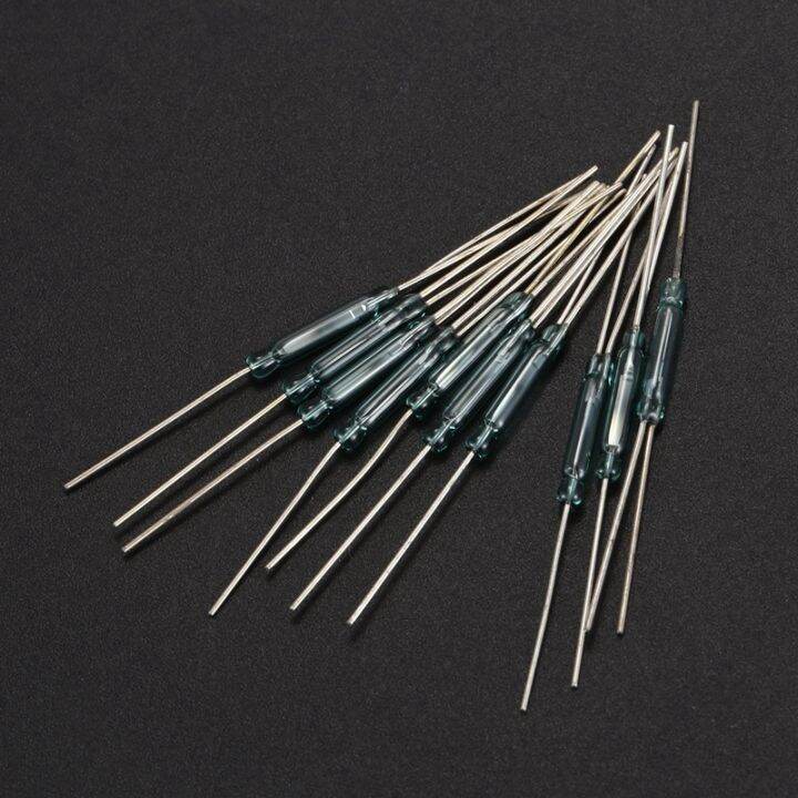 10pcs-n-o-n-c-spdt-reed-magnetic-switch-switches-replacement-2-5x14mm-ri-90