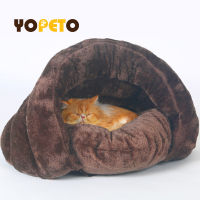 Pet bed for Cats Dogs Soft Nest Kennel Bed Cave House Sleeping Bag Mat Pad Tent Pets Winter Warm Cozy Beds 2 Size S L 3 Colors